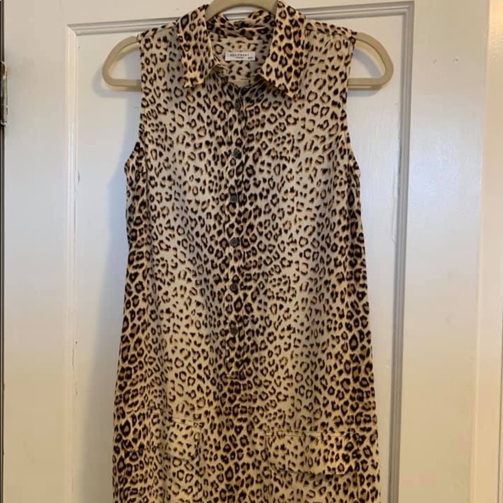 Equipment sleeveless signature dress